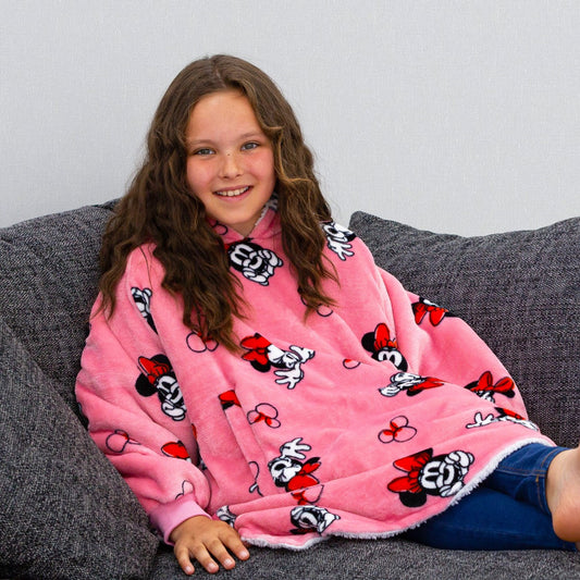 Hoodie Blanket, Pink - Kids
