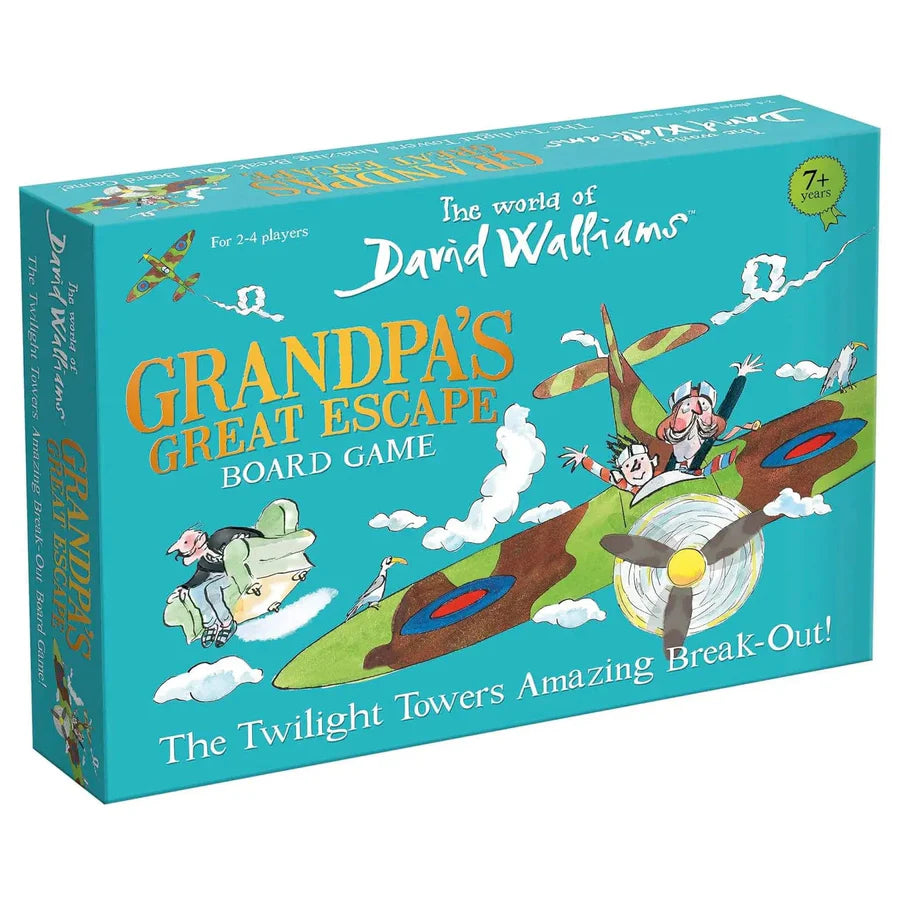 David Walliams Grandpa's Great Escape Board Game Family Fun Age 7+
