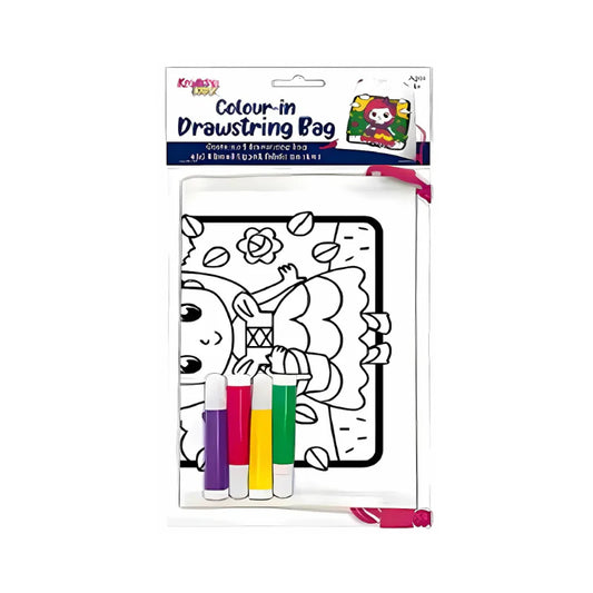 Colour Your Own Drawstring Bag - Butterfly