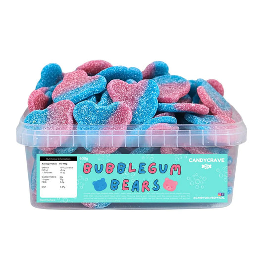 Candy Crave Bubblegum Bears Tub 600g
